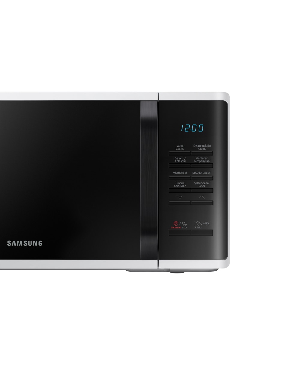 Horno de microondas convencional Samsung modelo MS23K3513AW/AX de 0.8 pies cúbicos