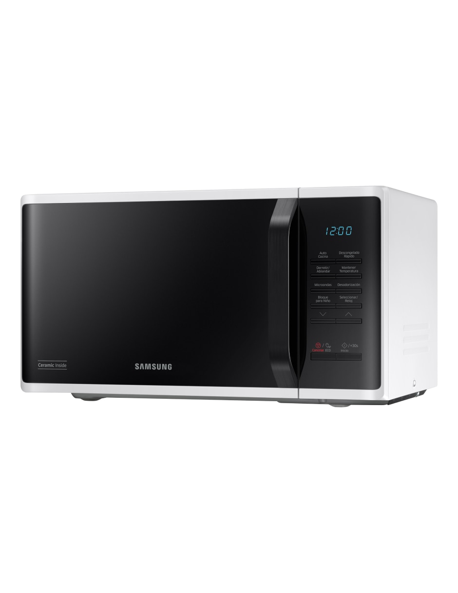 Horno de microondas convencional Samsung modelo MS23K3513AW/AX de 0.8 pies cúbicos