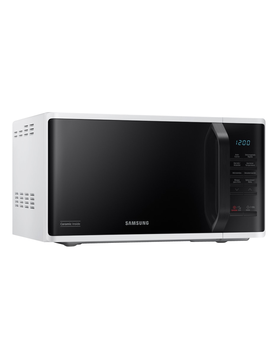 Horno de microondas convencional Samsung modelo MS23K3513AW/AX de 0.8 pies cúbicos