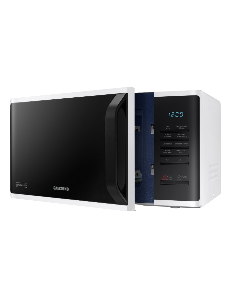 Horno de microondas convencional Samsung modelo MS23K3513AW/AX de 0.8 pies cúbicos