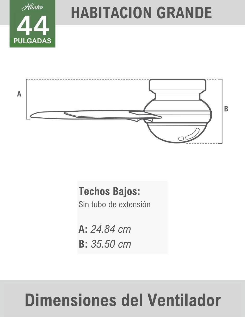 Ventilador de techo Hunter 3 velocidades