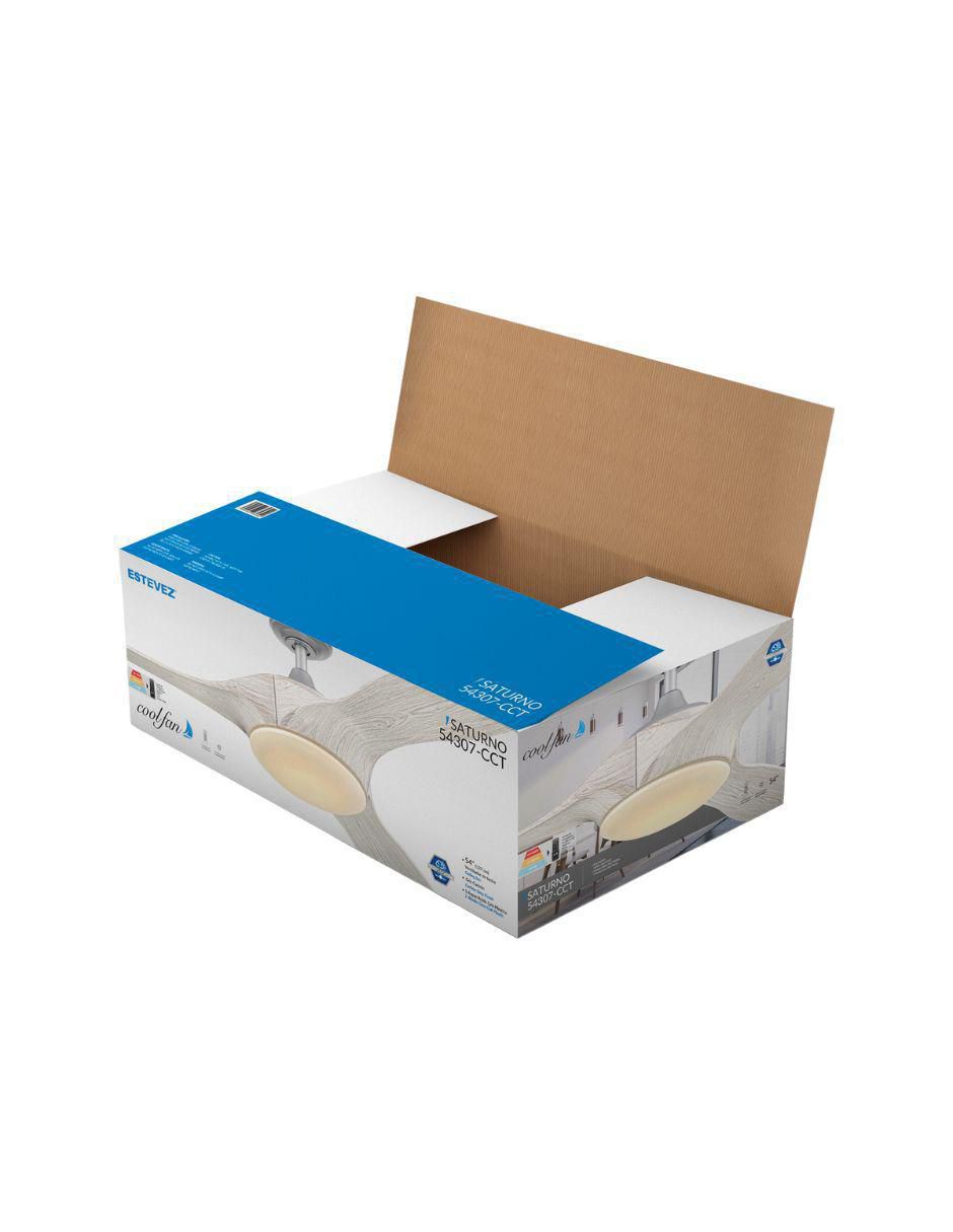 Ventilador de techo con control remoto 3 velocidades
