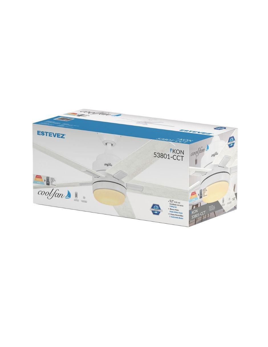 Ventilador de techo con control remoto 3 velocidades