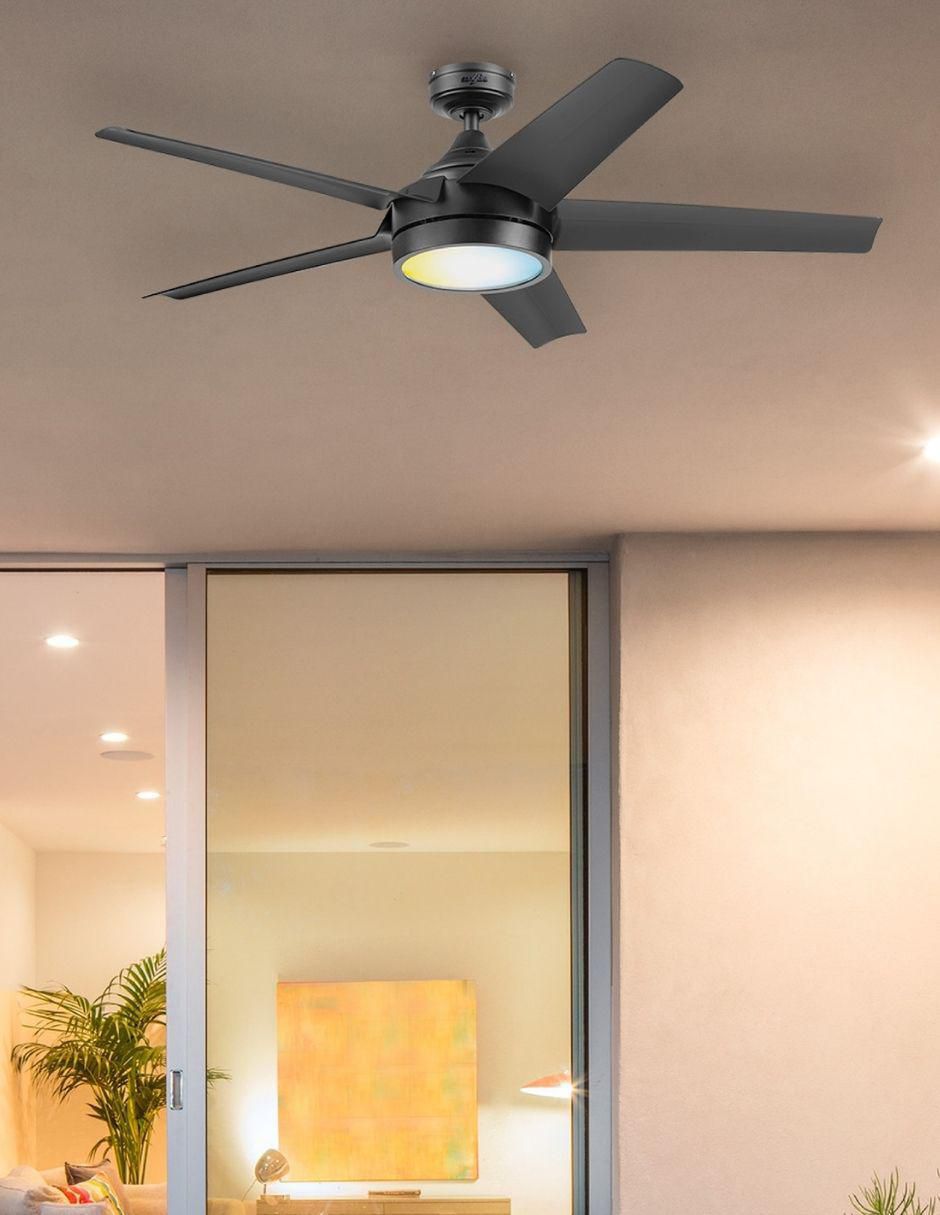 Ventilador de techo con control remoto 3 velocidades 4