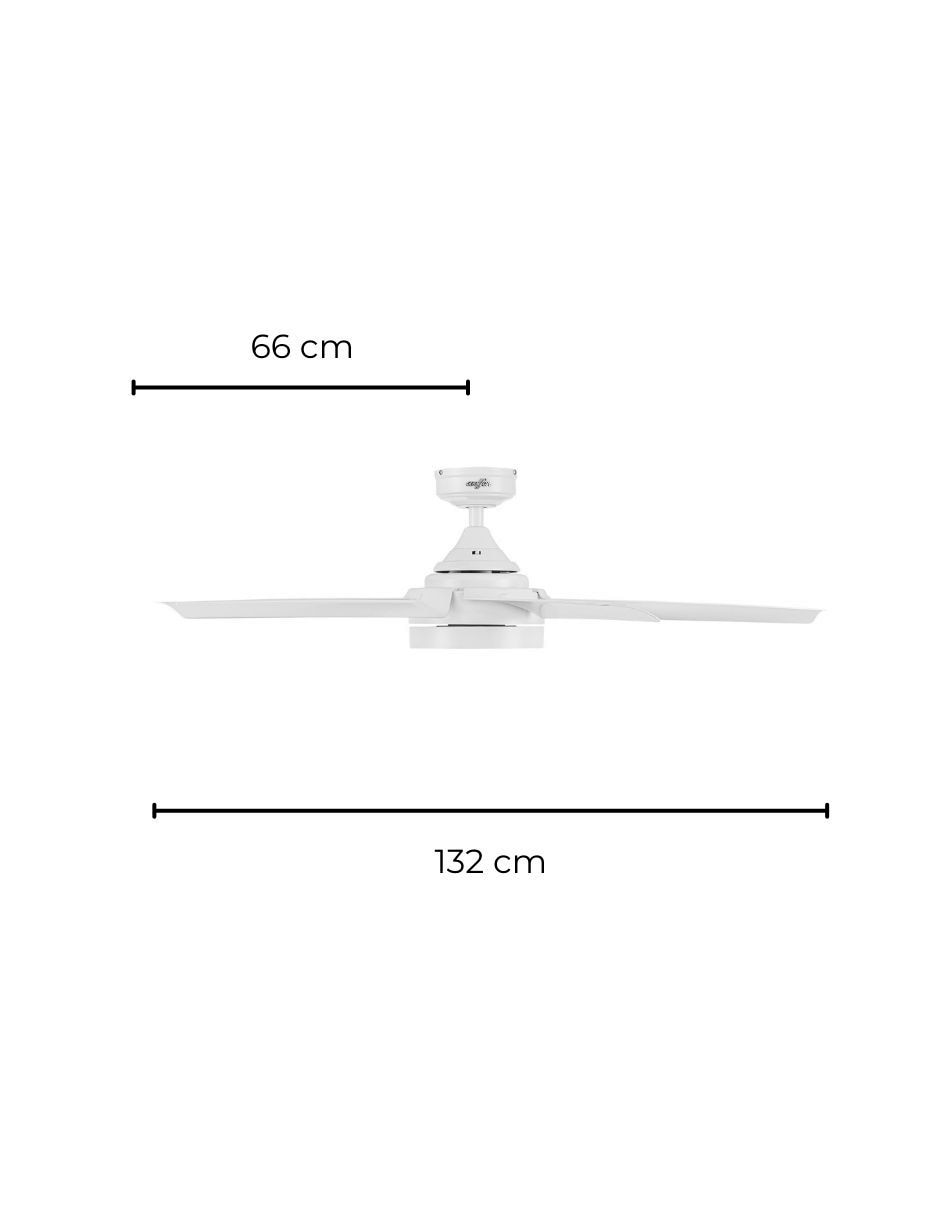 Ventilador de techo con control remoto 3 velocidades 6