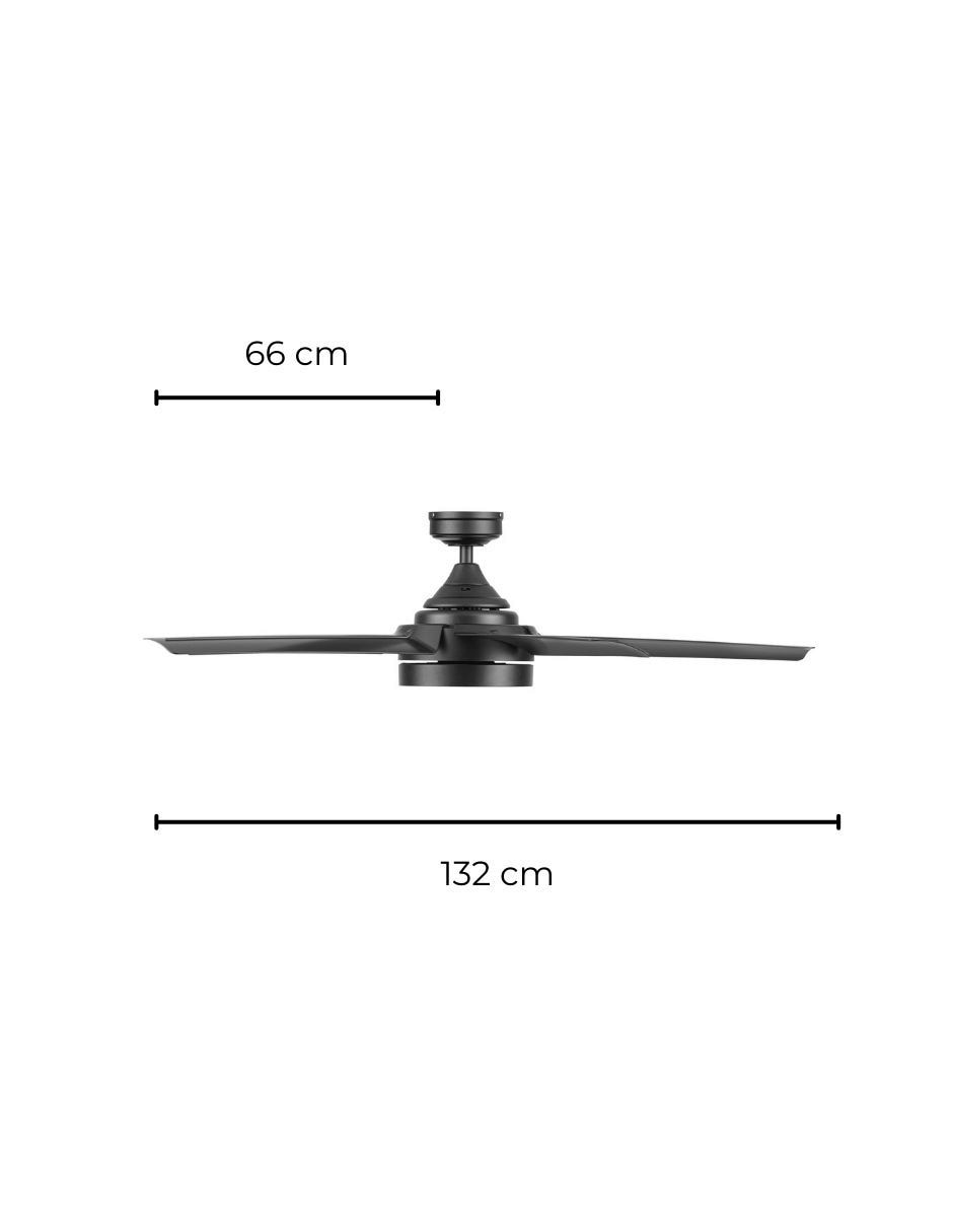 Ventilador de techo Honeywell con control remoto 3 velocidades