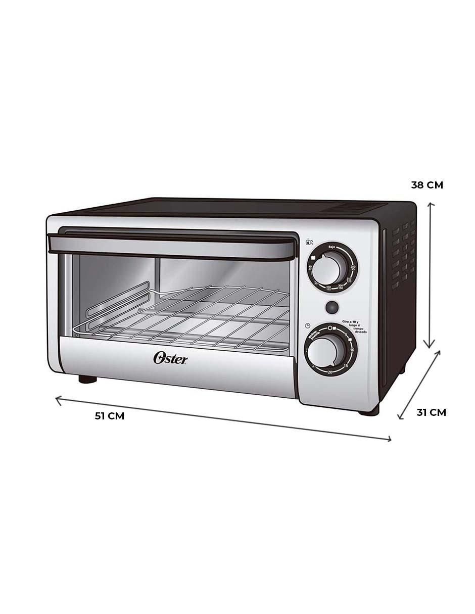 Horno tostador Oster TSSTTV10LTB1MX 10 l