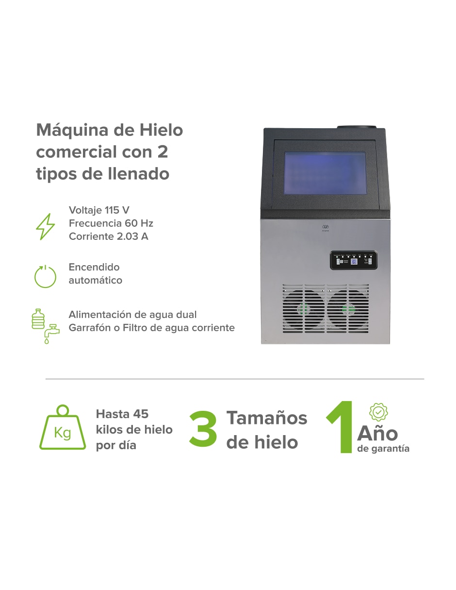 Máquina de hielo MH45K