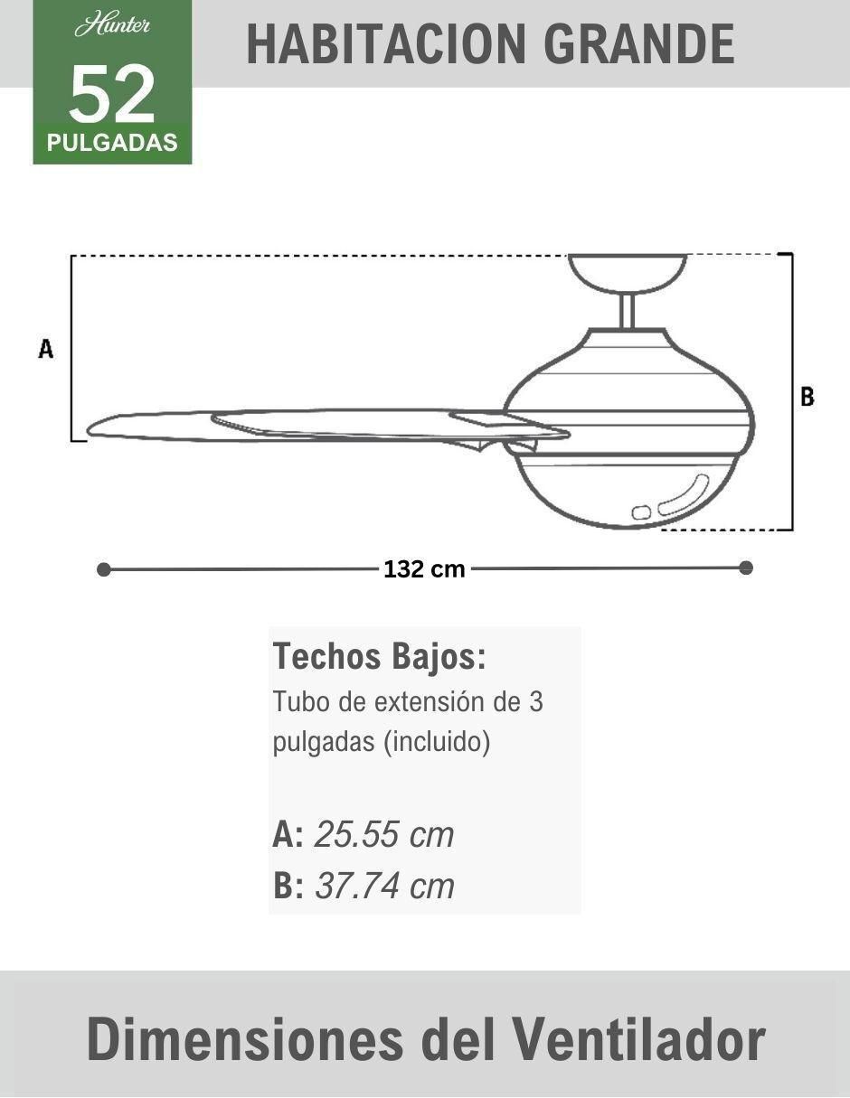 Ventilador de techo 3 velocidades 6