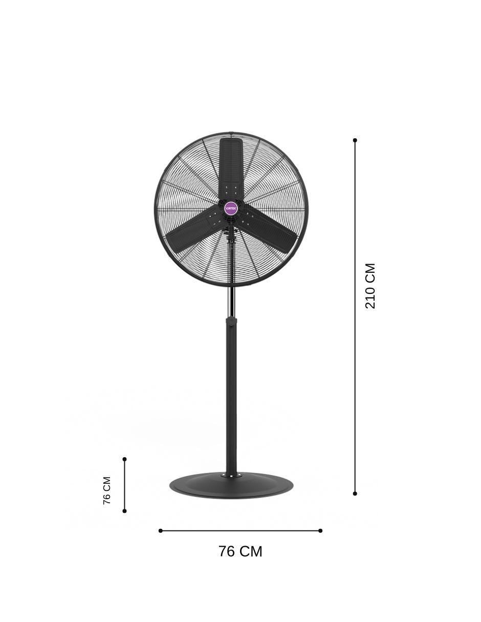 Ventilador de pedestal 3 velocidades 4
