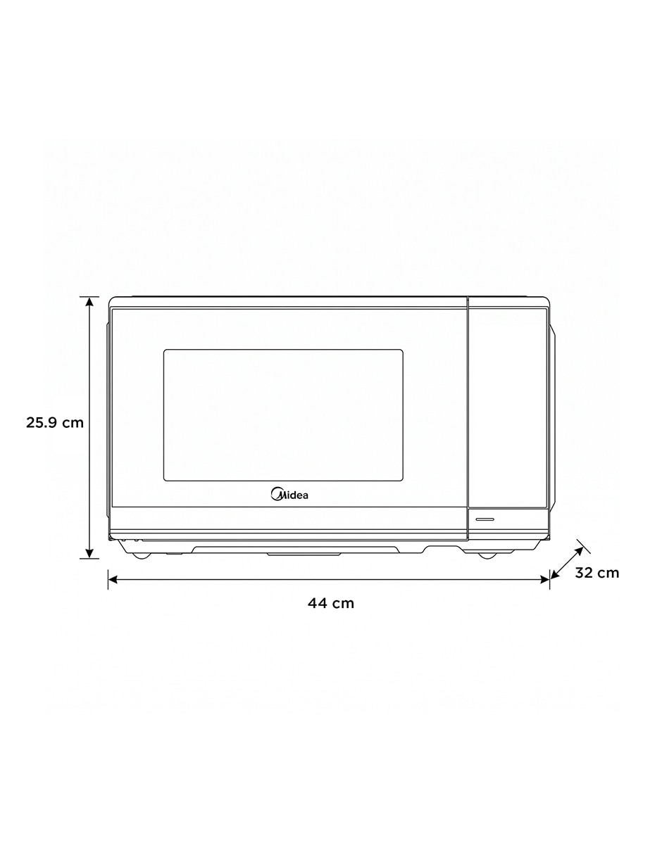 Horno de microondas convencional de 0.7 pies 7