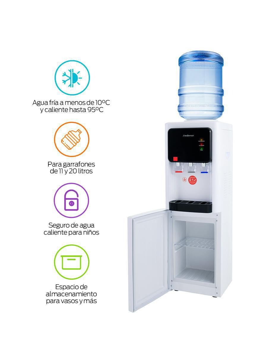Dispensador de agua eléctrico Redlemon 3 temperaturas