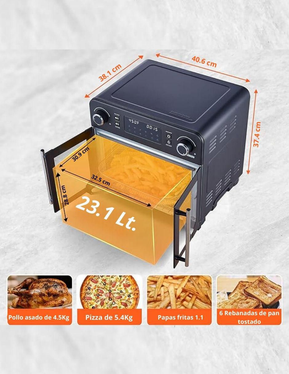 Freidora de aire Elite Gourmet Gourmet 23 L Eaf9010B