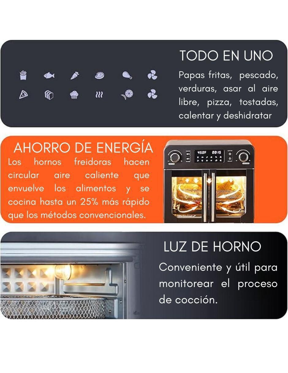 Freidora de aire Elite Gourmet Gourmet 23 L Eaf9010B