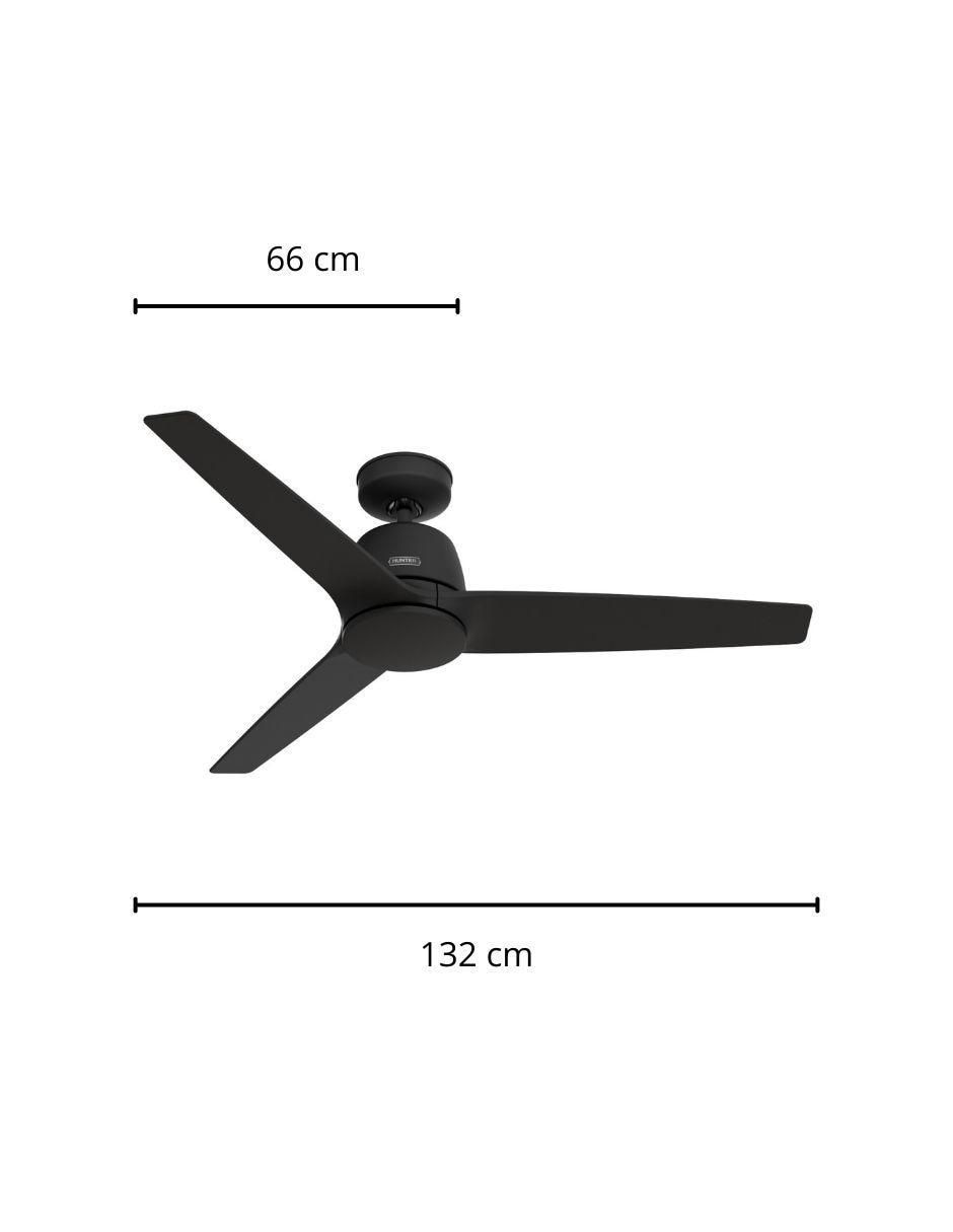 Ventilador de techo con control remoto 3 velocidades 6