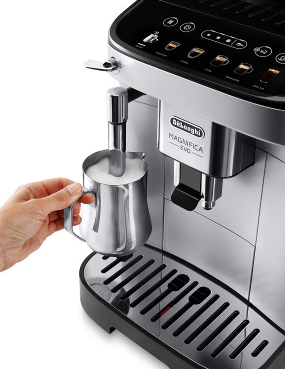 Cafetera con molino Delonghi magnífica ecam29043sb