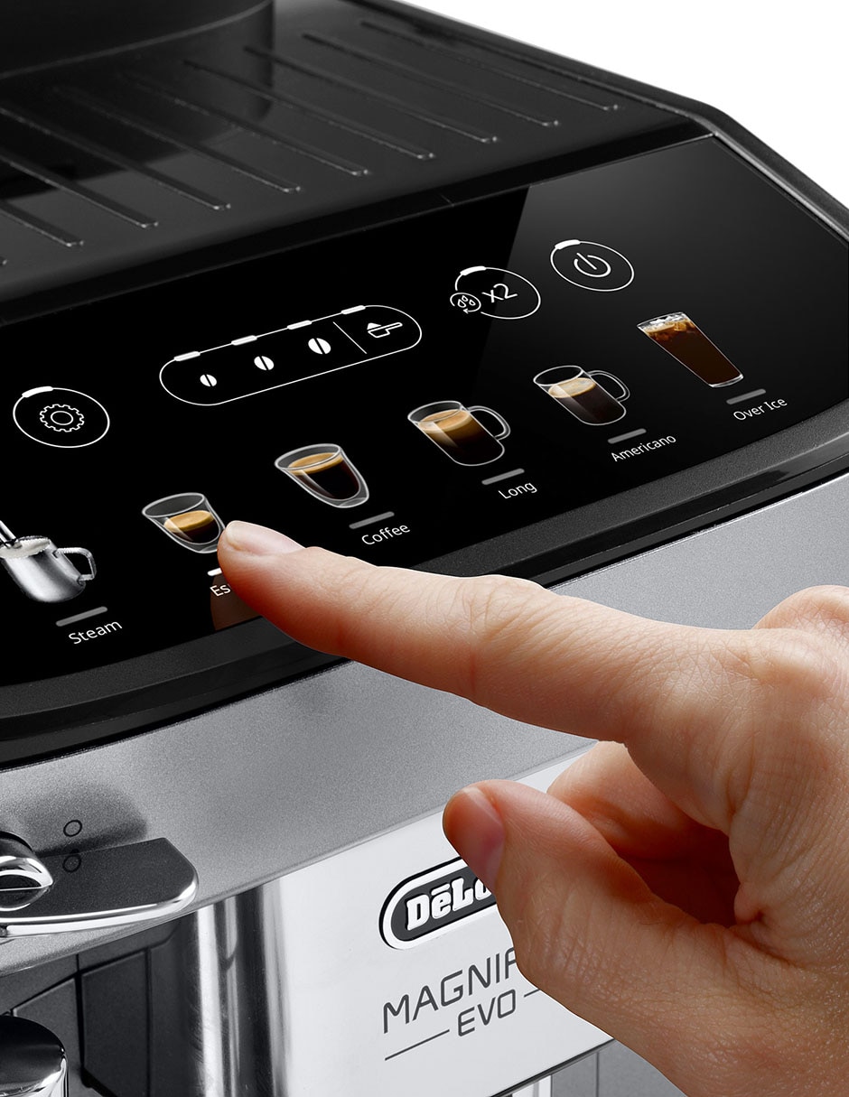 Cafetera con molino Delonghi magnífica ecam29043sb