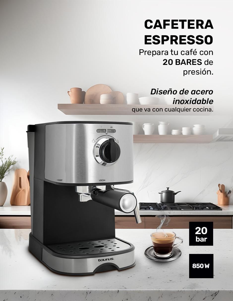 Cafetera espresso Taurus euforia