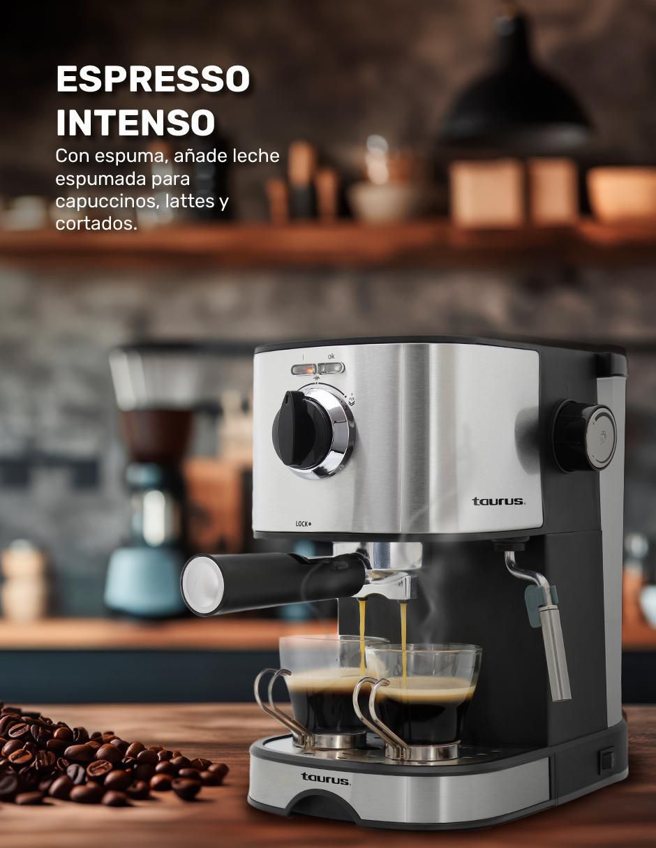 Cafetera espresso Taurus euforia