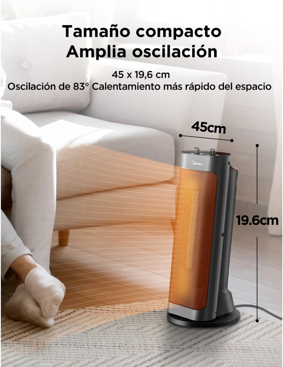 Calefactor torre cerámico eléctrico de 110 V 5