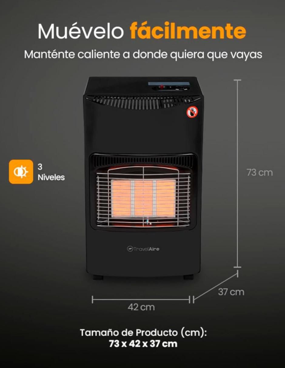 Calefactor de gas LP Travel Aire