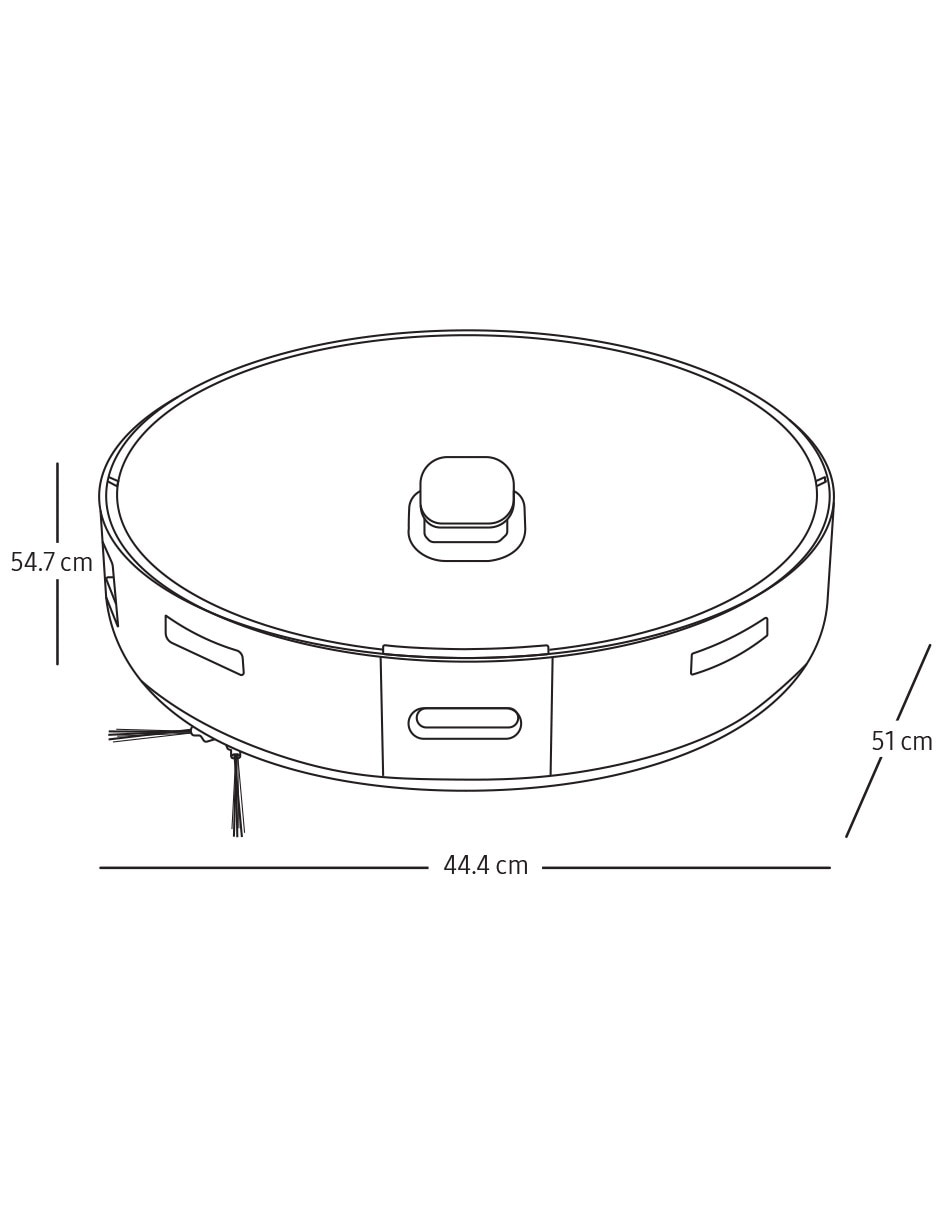 Aspiradora robot Samsung vr7md96514g/ax 4 litros