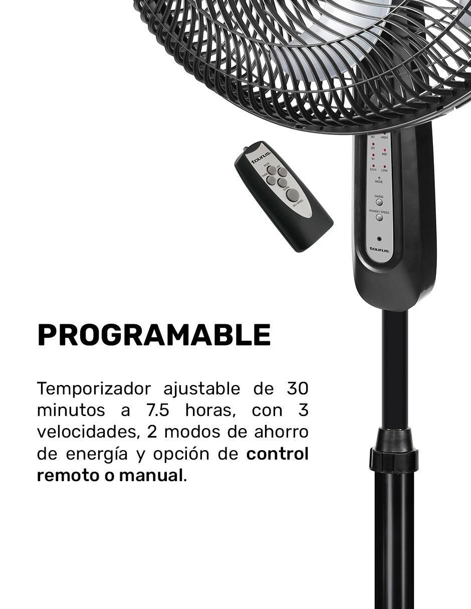 Ventilador 3 en 1 Taurus con control remoto 3 velocidades