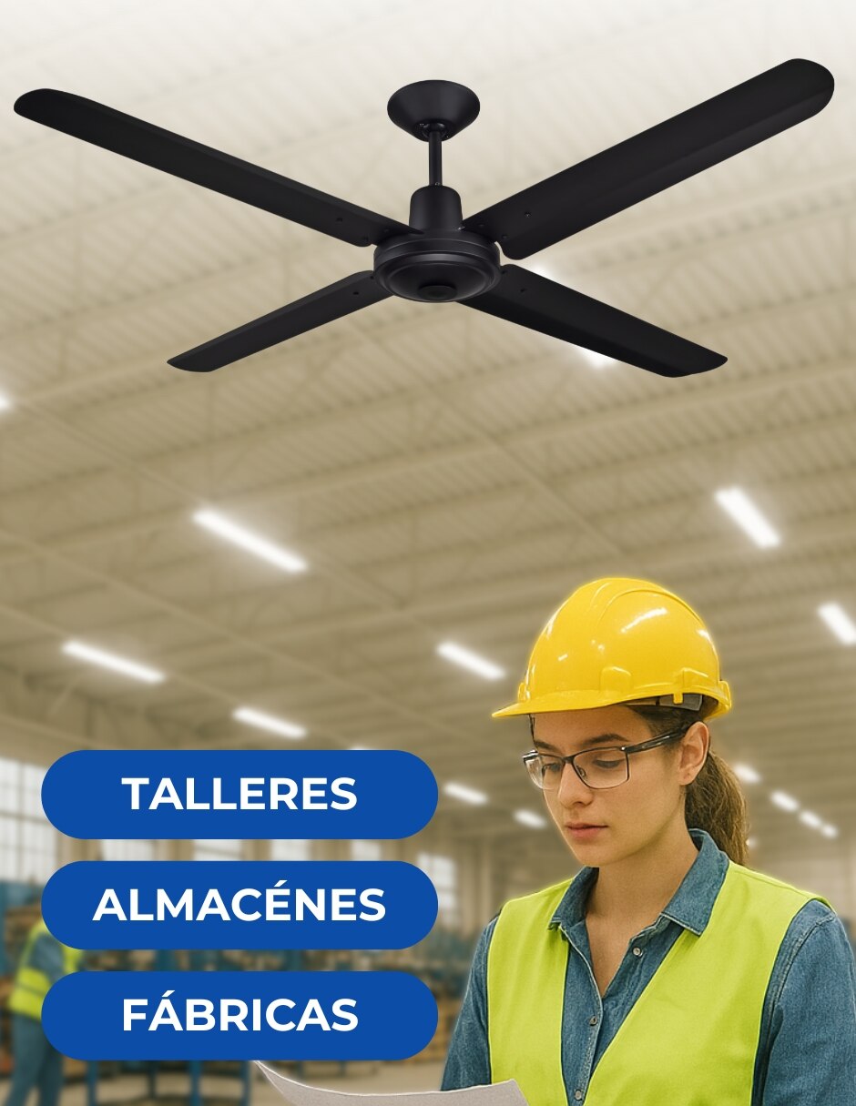 Ventilador de techo narvik con control remoto 3 velocidades