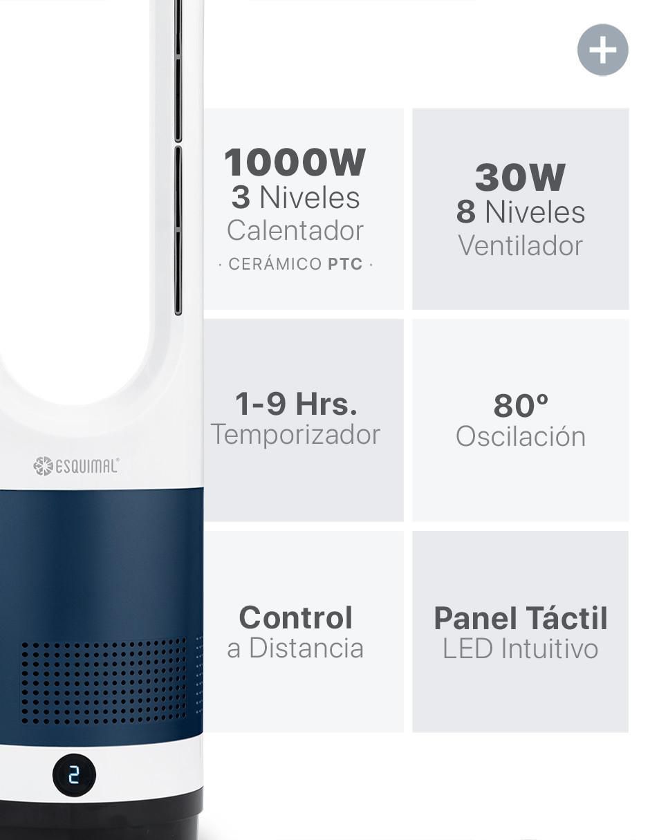 Calefactor torre cerámico eléctrico de 127 V 2