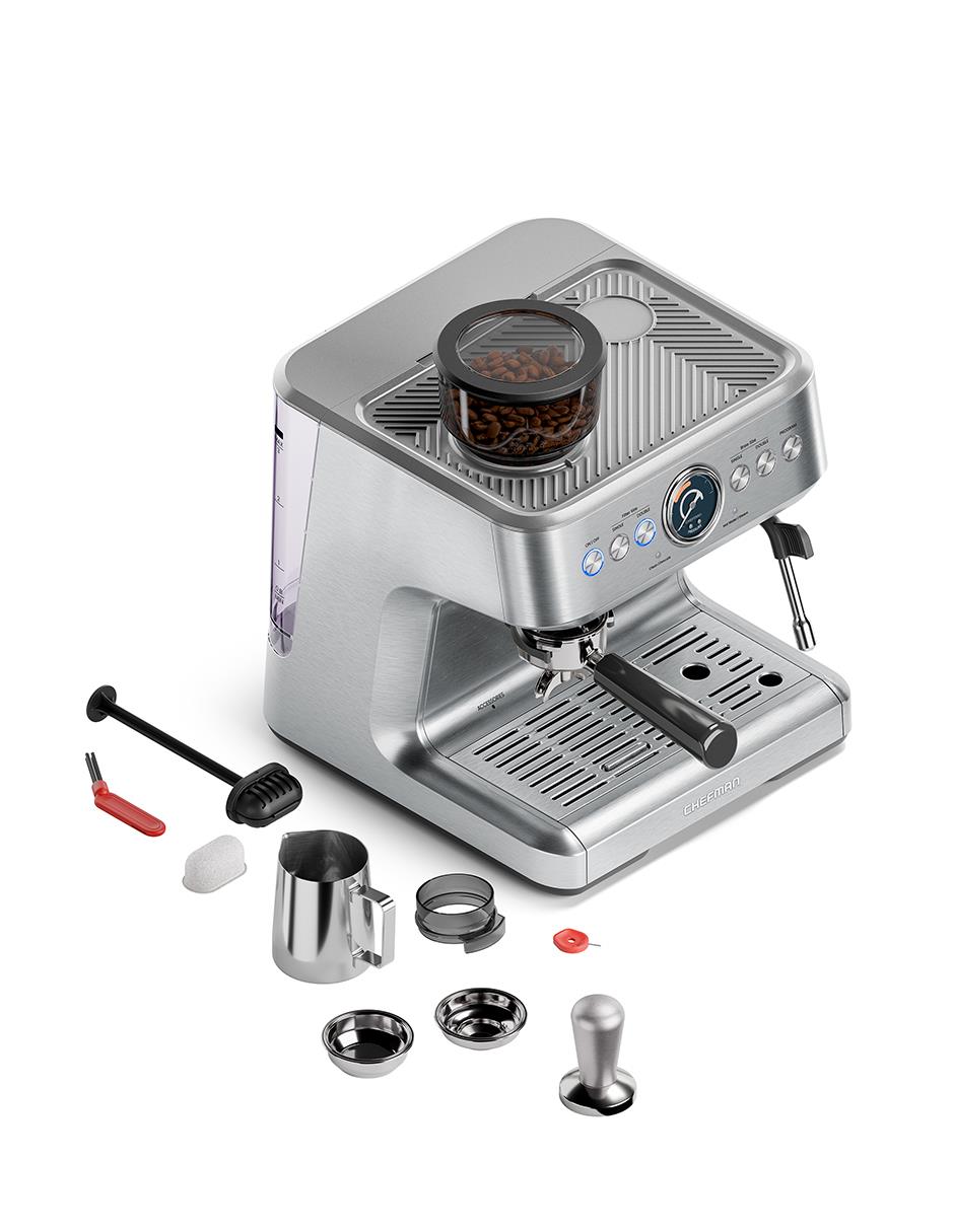 Cafetera espresso Chefman rj54-g-ss-mx