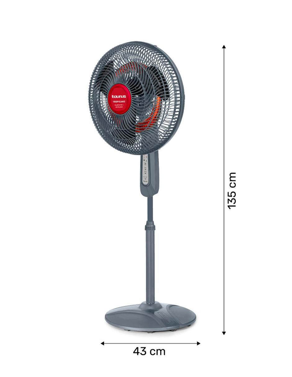 Ventilador 2 en 1 Taurus con control remoto 3 velocidades