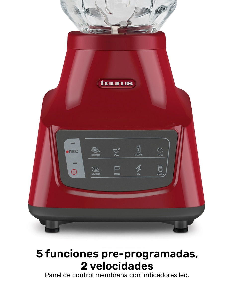 Licuadora Taurus GRANDEUR TOUCH REC 2 velocidades