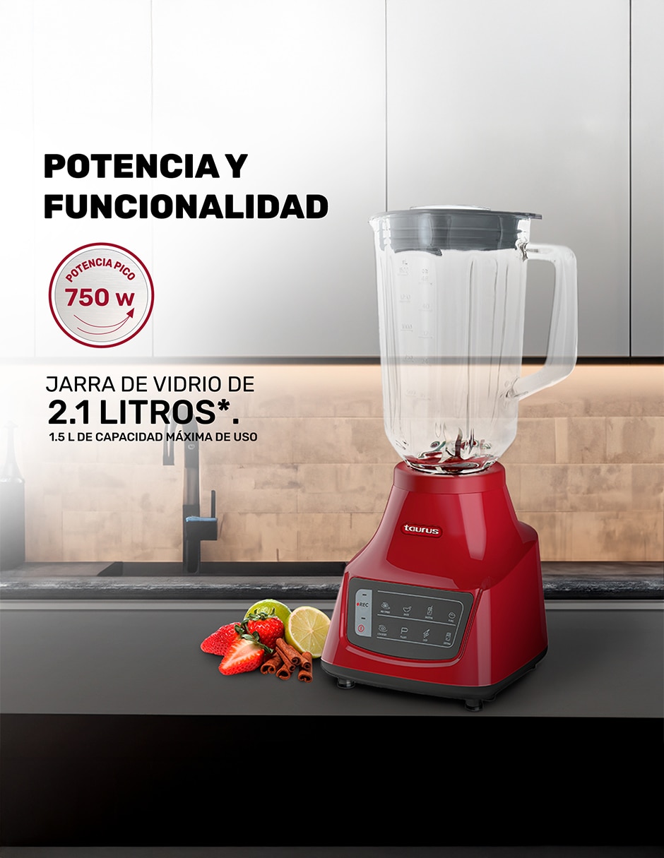 Licuadora GRANDEUR TOUCH REC 2 velocidades Licuadora GRANDEUR TOUCH REC 2 velocidades