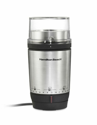 Molino para café Hamilton Beach de acero inoxidable