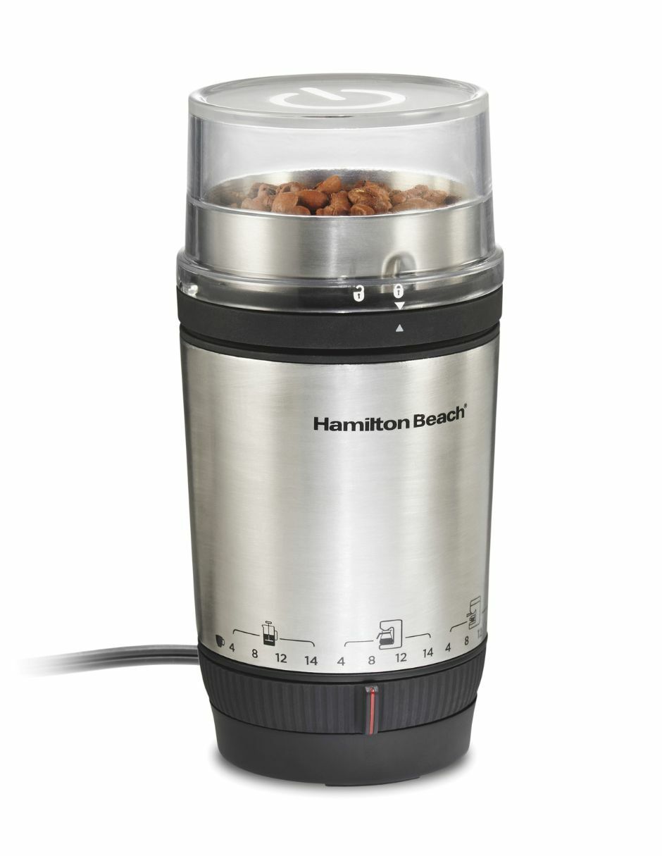 Molino para café Hamilton Beach de acero inoxidable