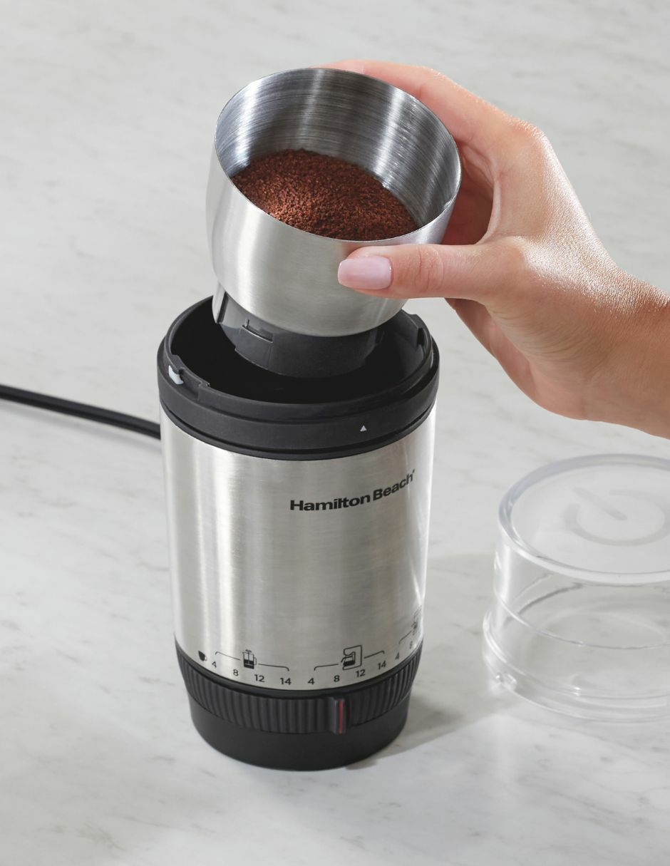 Molino para café Hamilton Beach de acero inoxidable