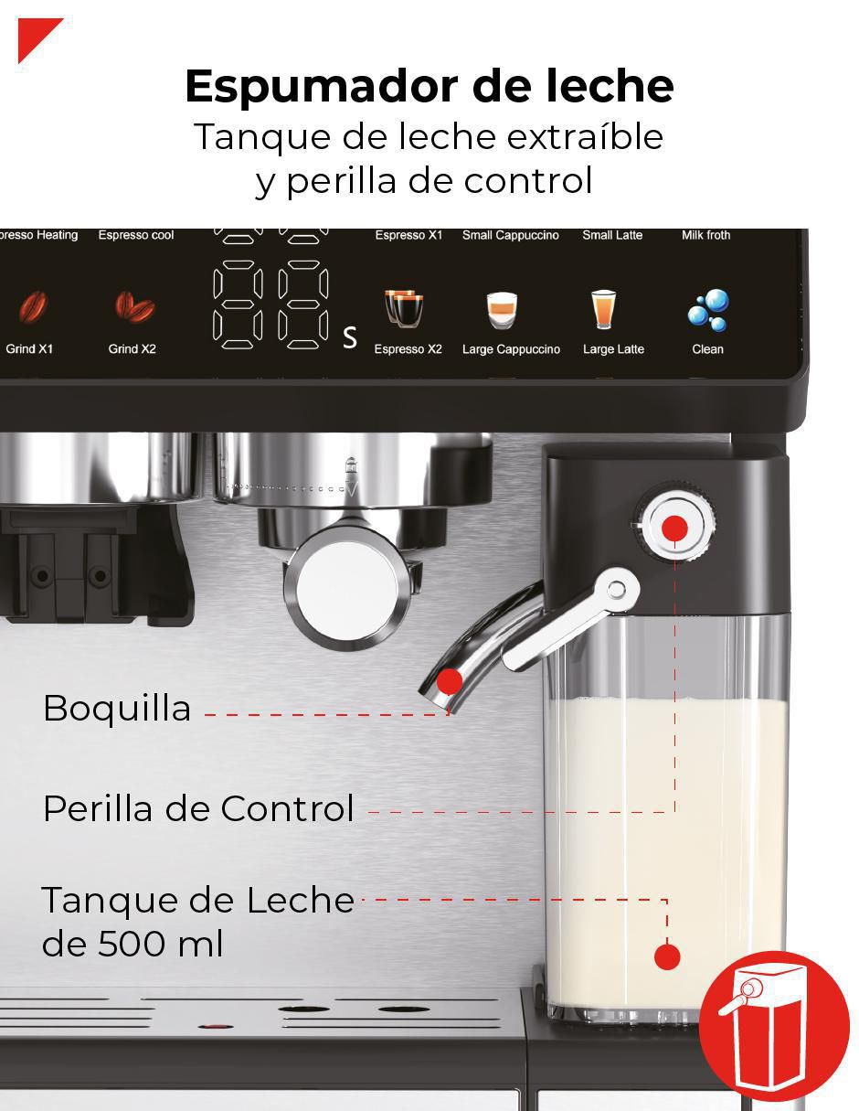 Cafetera con molino Bogner bdcm10