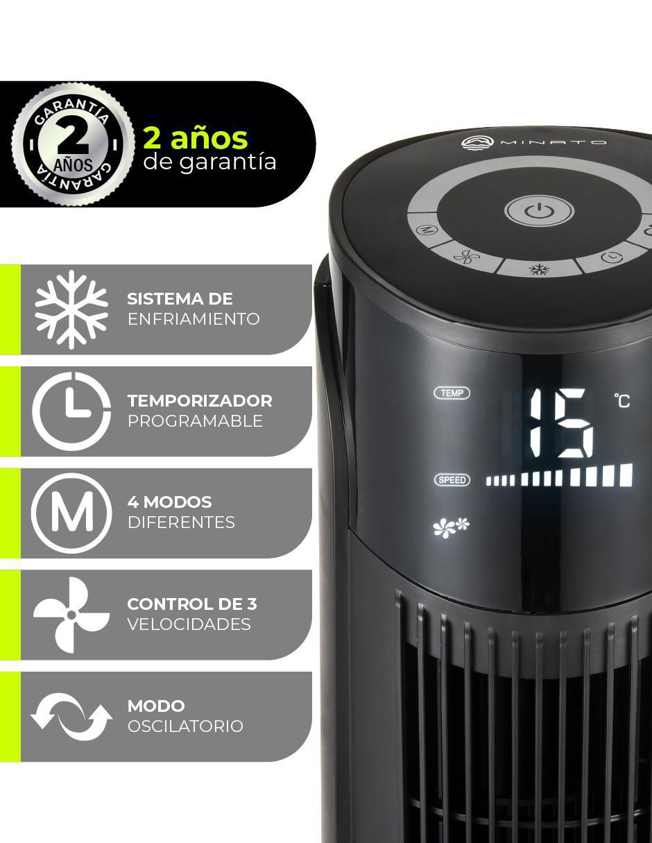 Enfriador de aire con control remoto 3 velocidades 3
