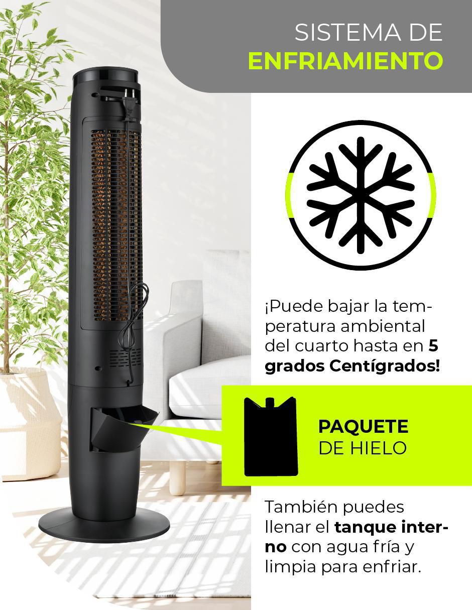 Enfriador de aire con control remoto 3 velocidades 4