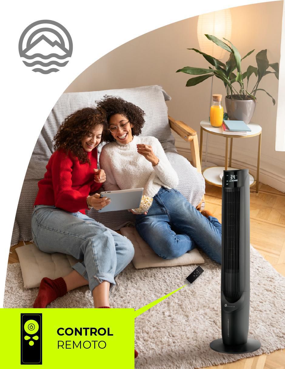 Enfriador de aire con control remoto 3 velocidades 6