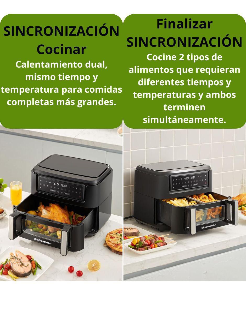 Freidora de aire Elite Gourmet Gourmet 10.4 L Eaf1055D