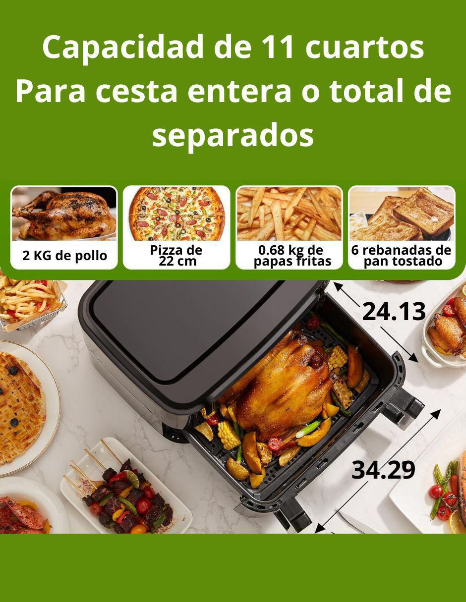 Freidora de aire Elite Gourmet Gourmet 10.4 L Eaf1055D