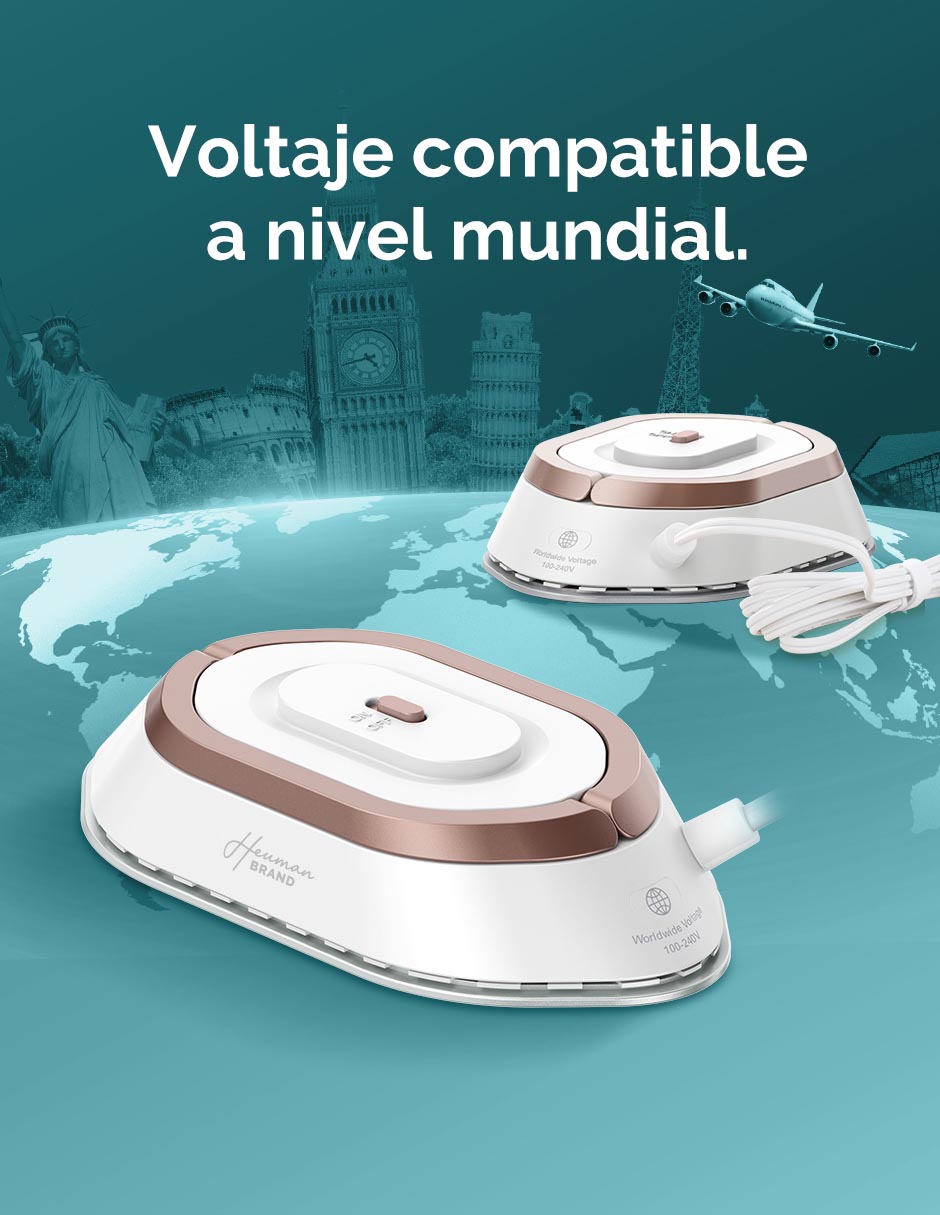 Set plancha Heuman Brand NV316C+NV301 suela cerámica