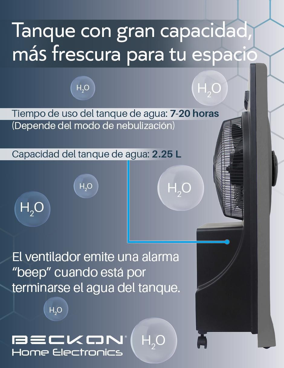 Ventilador de torre con control remoto 3 velocidades 4