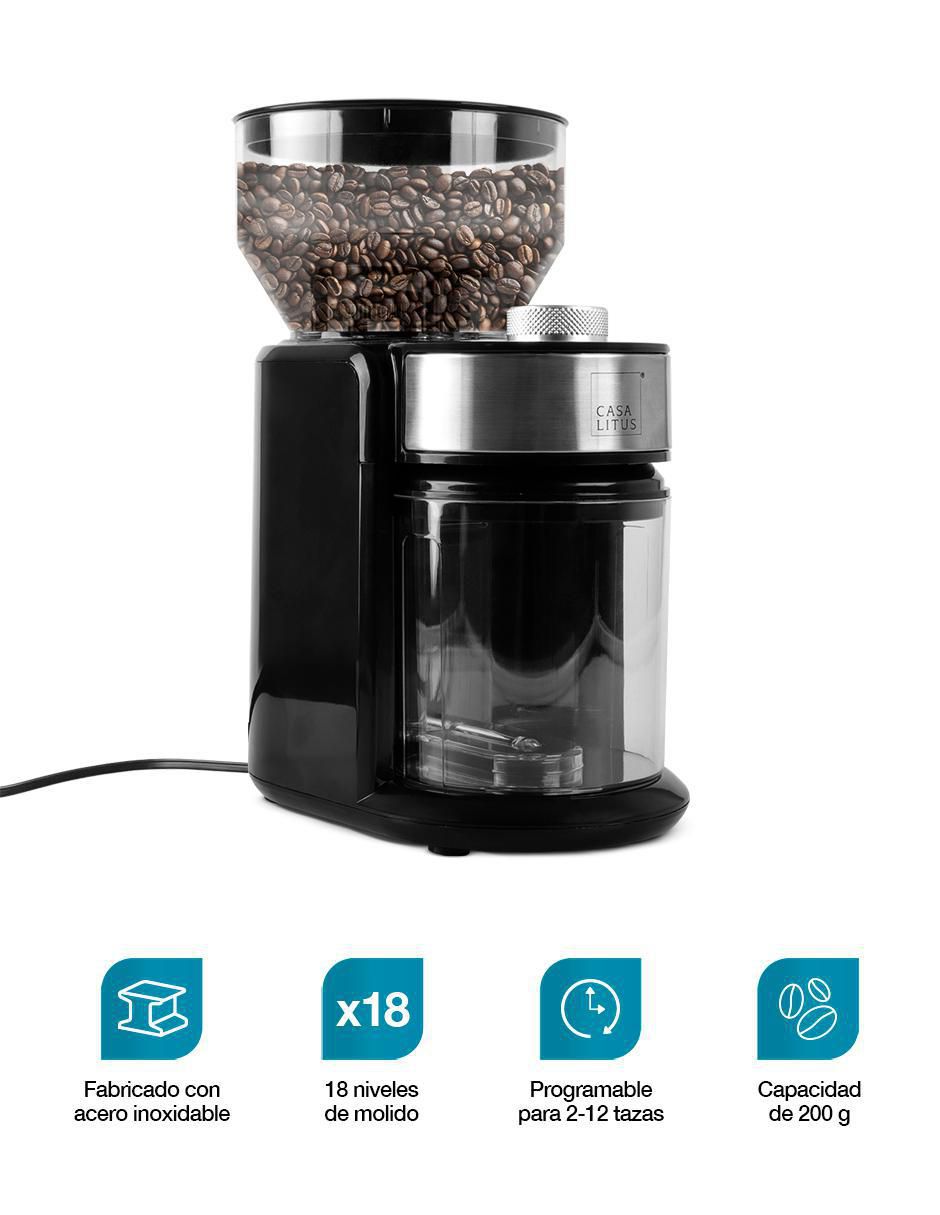 Molino para café profesional de acero inoxidable 2