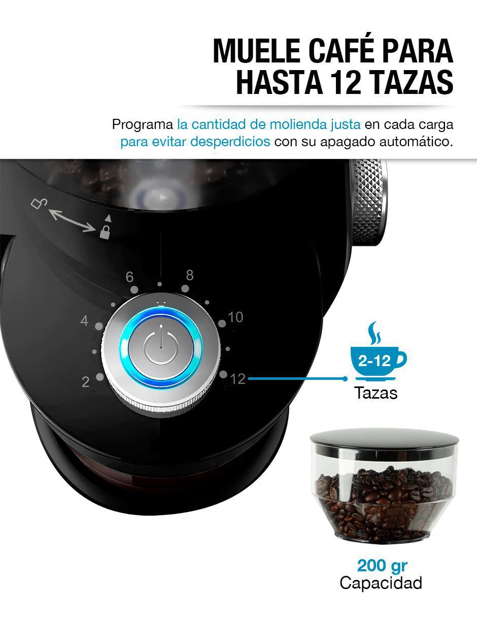 Molino para café profesional de acero inoxidable 4