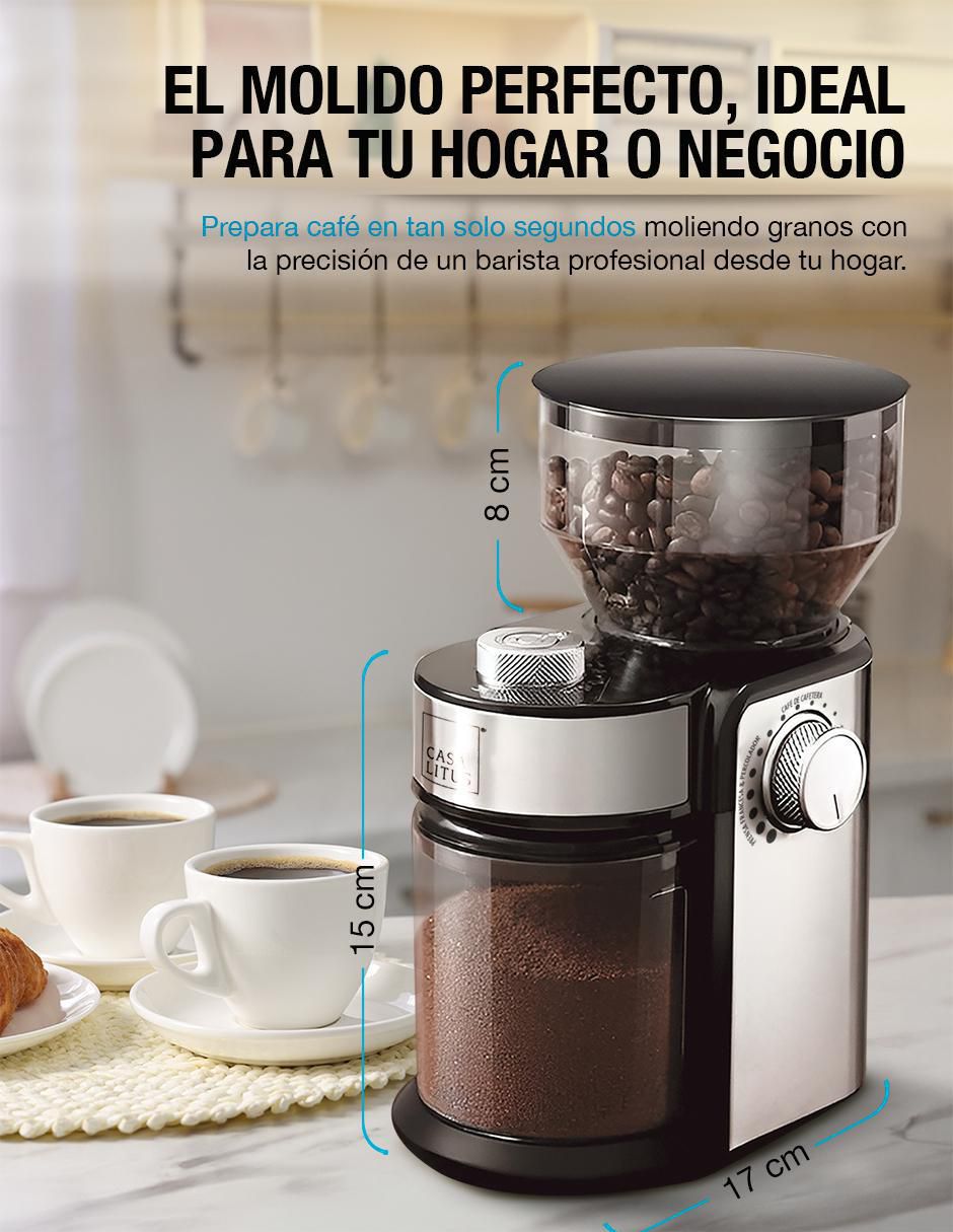 Molino para café profesional de acero inoxidable 5