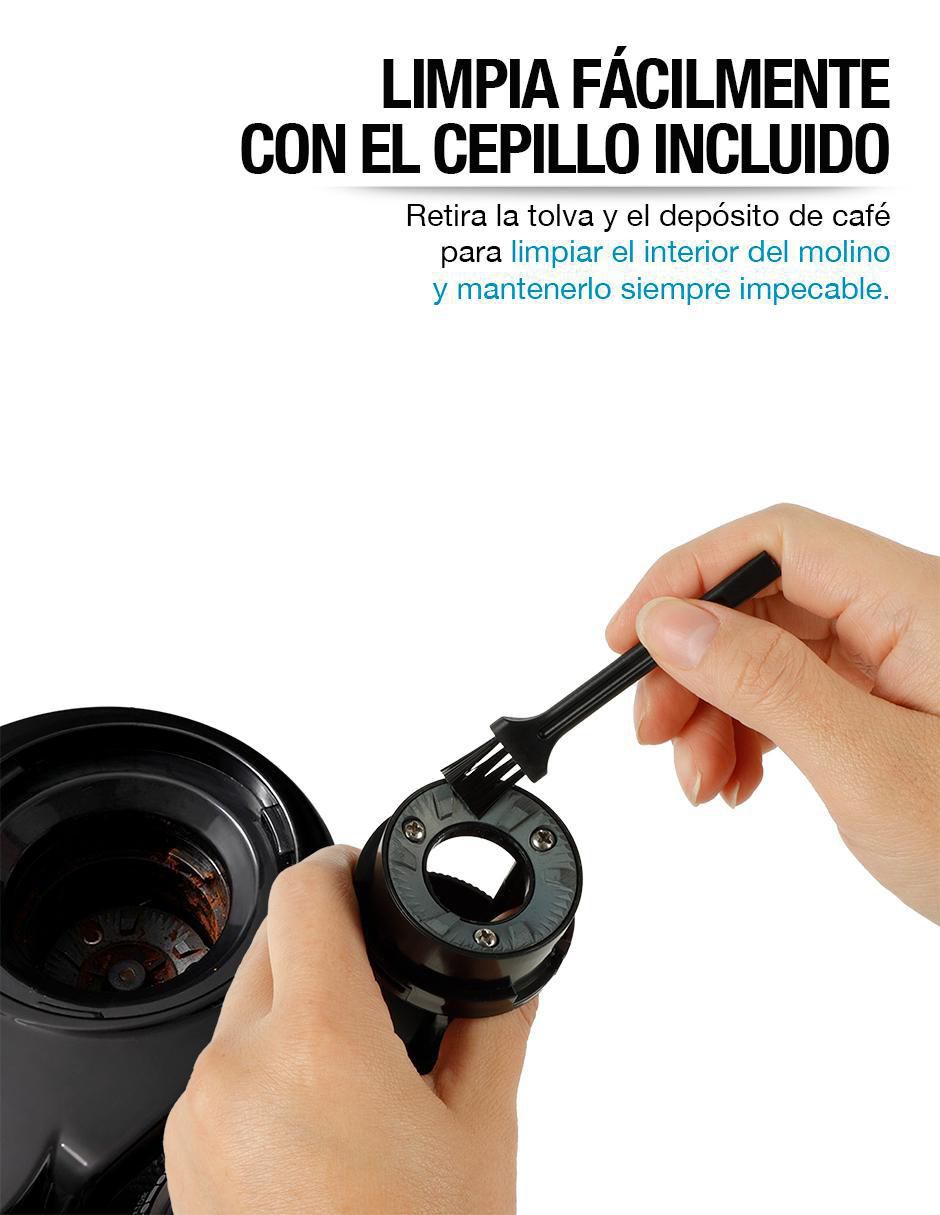 Molino para café profesional de acero inoxidable 6
