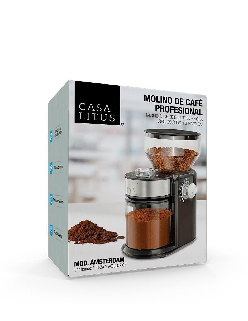 Molino para café profesional de acero inoxidable 8