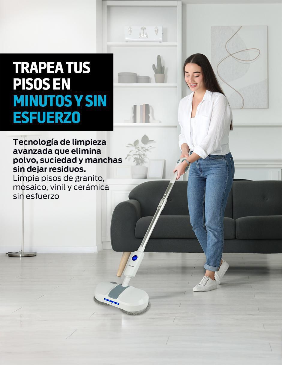 Trapeador multifuncional eléctrico Redlemon